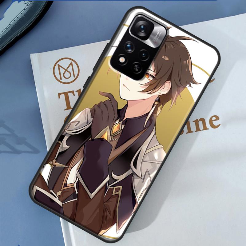 

Genshin Impact Zhongli Case For Xiaomi Redmi Note 14 13 11 9 10 12 Pro 9S 10S 11S 12S Redmi 10C 12C 13C 14C Cover Redmi Note 10S