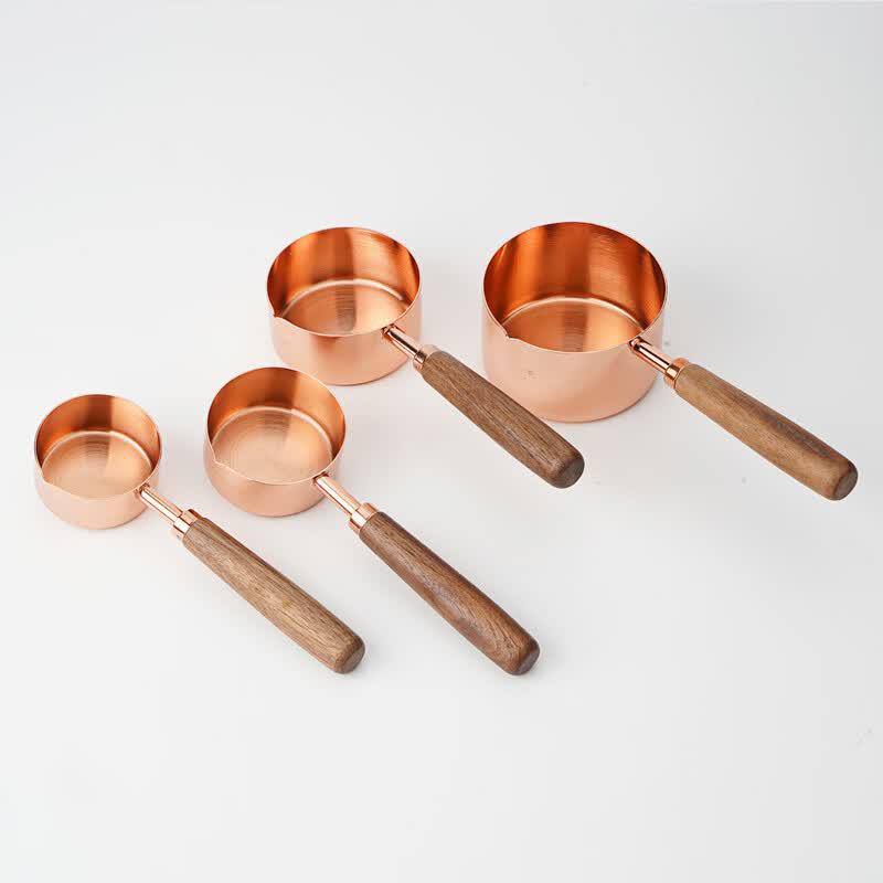 MDNG 4-teiliges Roségold Messlöffel-Set