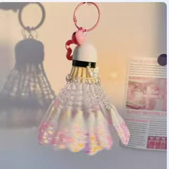 

DIY Beading Craft Crushed Ice Feather Pendant Keychain Gift for Ball Buddy or Best Friend. Makes 1