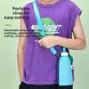 Children's Food Grade Folding Outdoor Student Sports Anti-choke Portable Water Cup