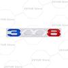 Metal For w333 2008 3008 4008 5008 208 308 408 508 Tricolor Emblem Car Sticker Letter Badge Decal Body Rear End Trunk Decor 333w
