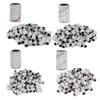 100pcs Nail Art Sanding Bands Professional Manicure Sanding Rings Nail Salon Tools White