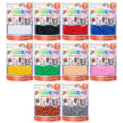 NicoRate Iron Beads Single Color Refill Set and Classic Large Capacity with Approximately Beads Total of Approximately Beads (Popular 10-Color Set)