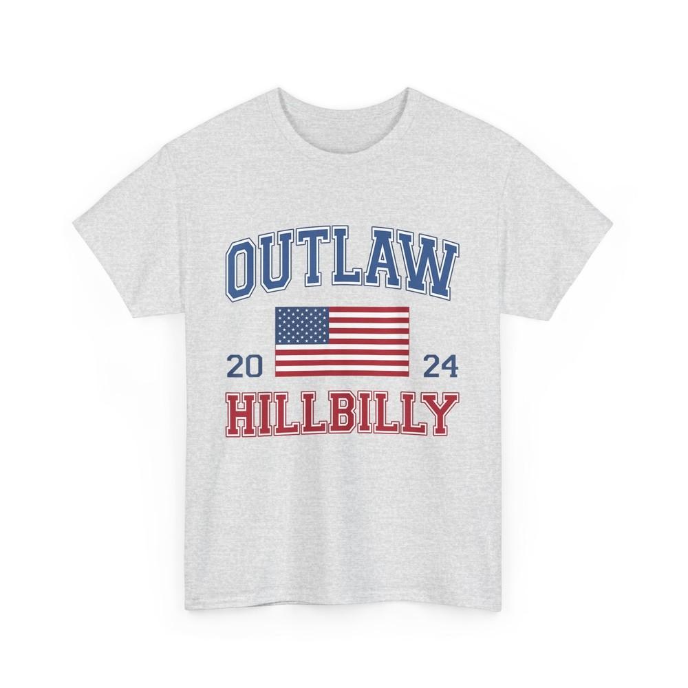 

Trump Vance 2024 Donald Trump J.D. Vance Outlaw Hillbilly T-Shirt XL