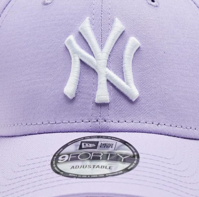 New Era 940 9FORTY Réglable Taille Unique Convient à LA Coton Casquette de Baseball et Casquette, Toutes, Casquette, Unisexe, Hommes Femmes (NY Violet) [Utilisé]