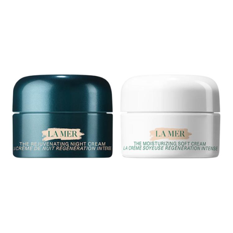 HAILANZHIMI Облачный Бархат Мороз Поздний Мороз Набор Образцов Увлажняющий и Восстанавливающий Ночной Крем 3,5 мл + Крем 3,5 мл Нежный