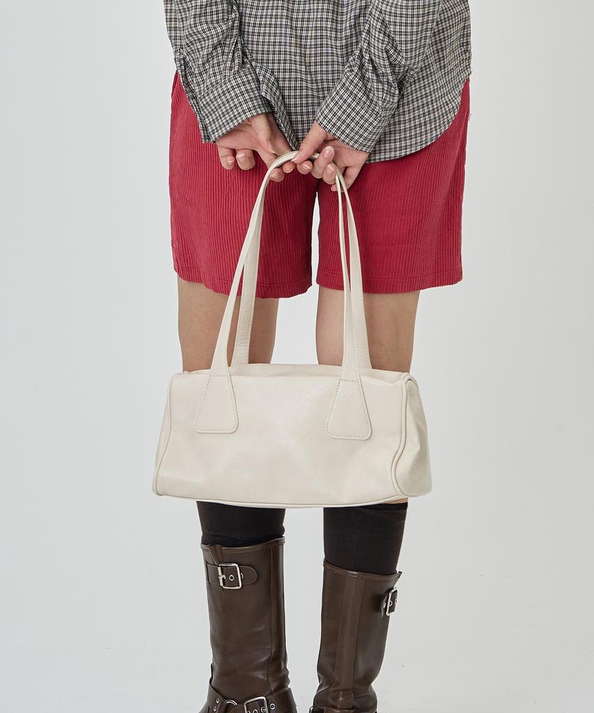 The-Abon Vintage Baguette Shoulder Bag Silver