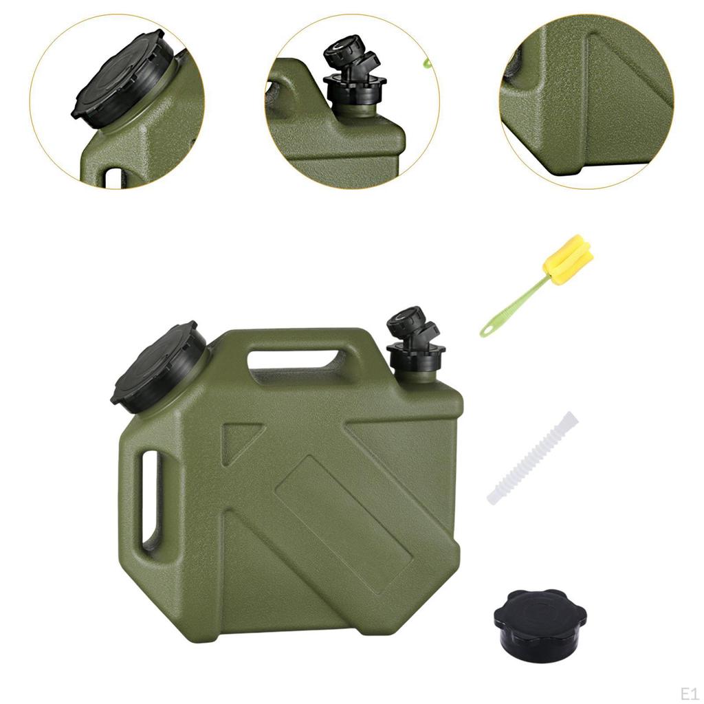 Recipient de apă de 10 L Găleată de exterior cu robinet de capacitate mare, fără scurgeri, ulcior