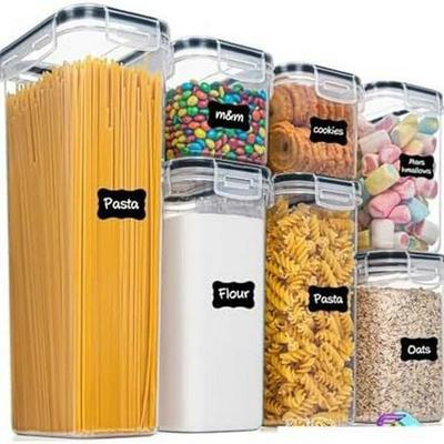 Airtight Kitchen Storage Container Set for Grains & Noodles