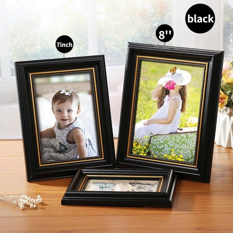 1pcs Europe Style Resin Photo Frame Rectangle Picture Frames Living Room Tabletop Ornament Home Decoration