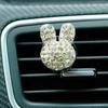 MR TEA  Diamond Metal Crown Cross Rabbit Car Styling Air Freshener Perfume For Car Air Condition Vent Smell Toys Accrssories
