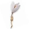 Retro Tulpen Blumen Brosche: Frischer Magnolien-Schmuck
