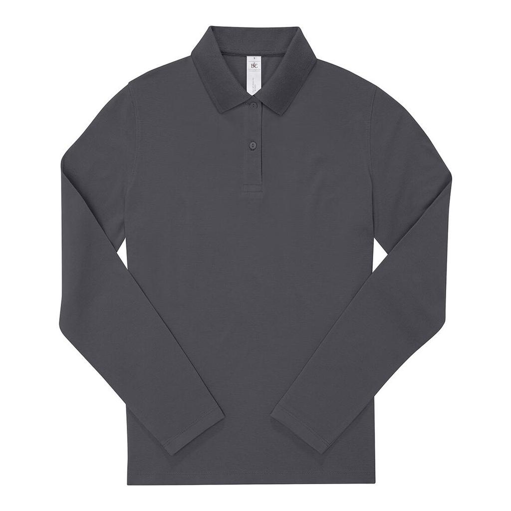 B&C Womens/Ladies My Polo 180 Cotton Long-Sleeved Shirt