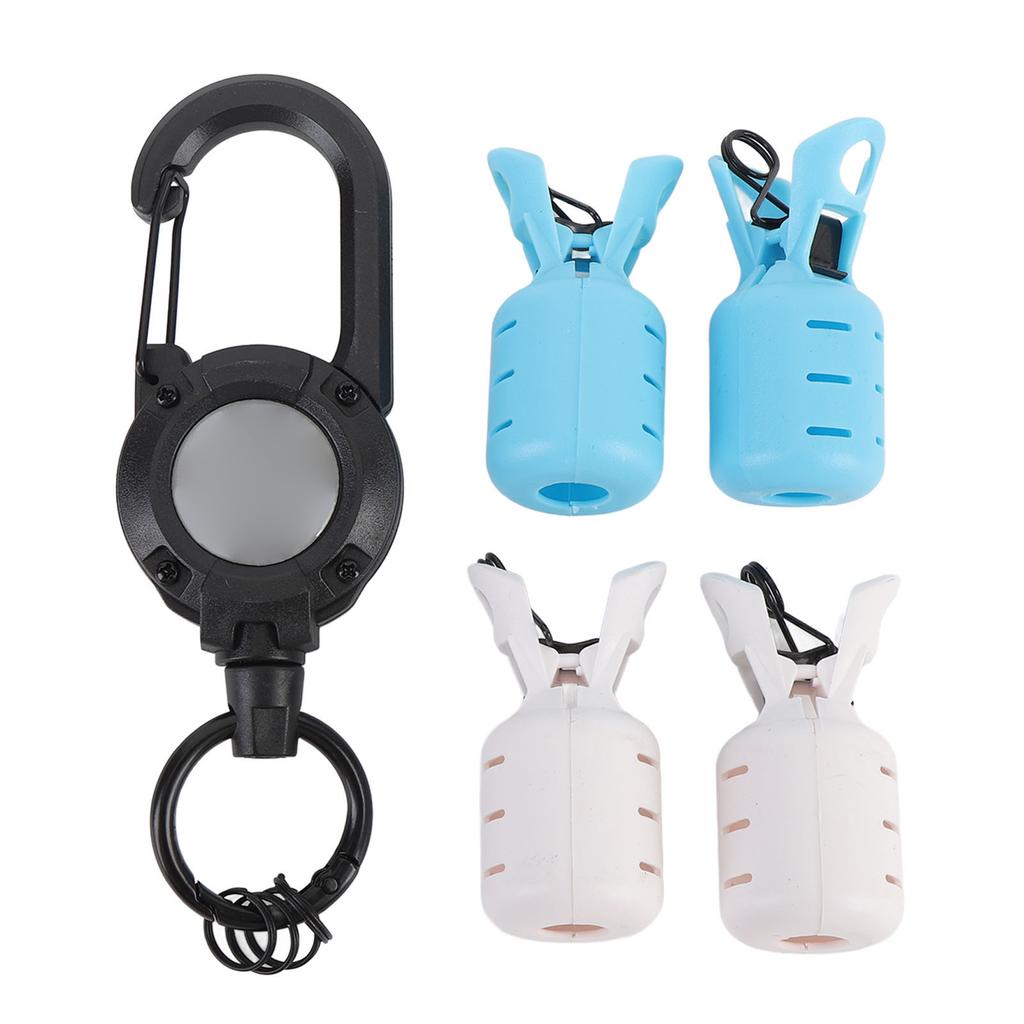 Plastic Hook Safety Caps Portable Lightweight Fishing Hook Protector Case Fishing Hook Cover with Retractable Buckle for Lakes