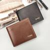 Pu Leather Wallet Multifunctional Short Wallet Minimalist Wallet  For Shopping Business Outings Gifts For Men Money Bag Pouch