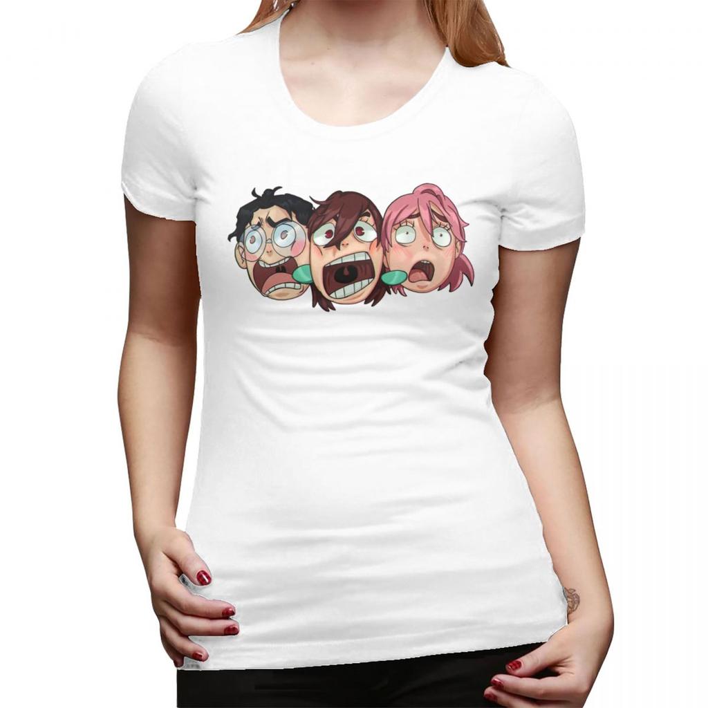 Dandadan Anime Unisexga TShirt for Women Crew Neck Streetwear T Shirts Womens Short Sleeve Summer Clothes Tops