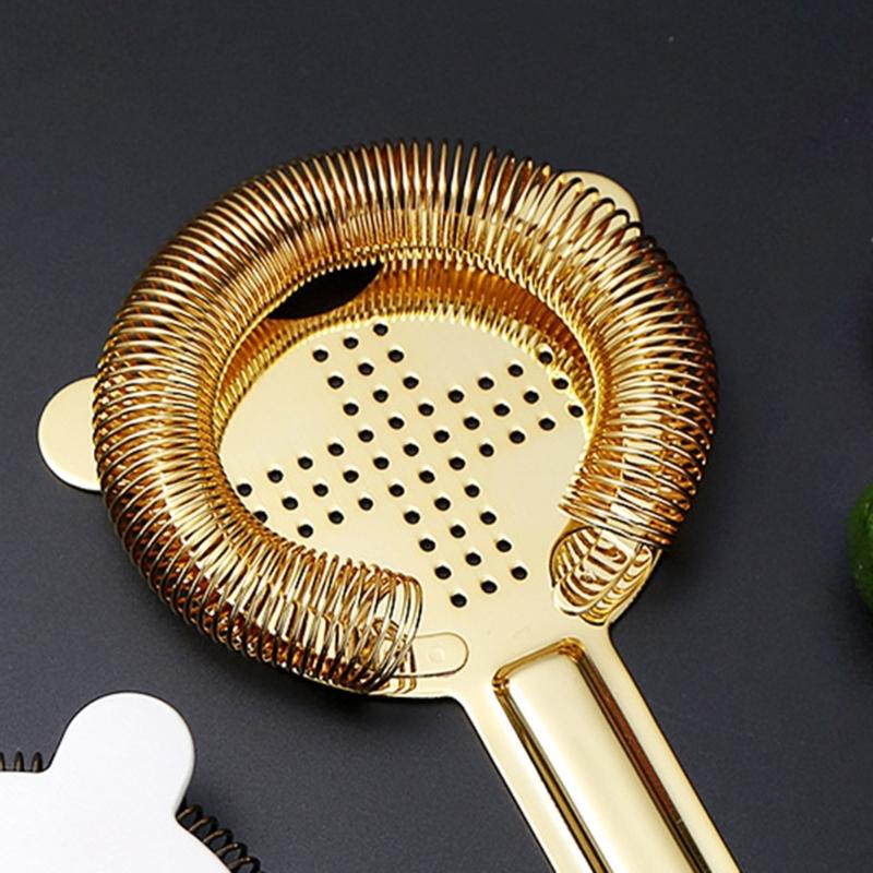 Colino da Cocktail a Forma di Croce in Acciaio Inossidabile Colino per Ghiaccio per Cucina Bevande Fatte in Casa Strumenti da Barman