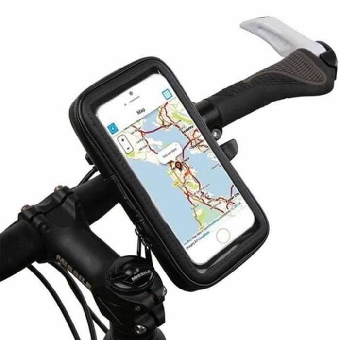 Motorcycle Phone Holder, Bicycle Phone Holder with Waterproof Case for All Types of Smartphones Up To 5.5 COSKF33075