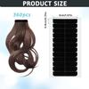 360PCS Double-Sided Hair Extension Tape Tabs 4cmx0.8cm Replacement Tape for Tape-In Extensions Waterproof Invisible Hold