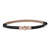 Trendy Koreaanse Stijl Echt Lederen Riem voor Dames - Modieus en Veelzijdig voor Jurken, Rokken en Broeken