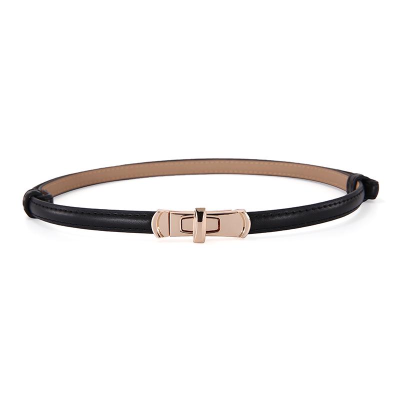 Trendy Koreaanse Stijl Echt Lederen Riem voor Dames - Modieus en Veelzijdig voor Jurken, Rokken en Broeken