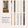 JIANWU Time Line Series Vintage English Number Bill Ticket Landscape Material Collage Sticker Creative DIY Journal Stationery