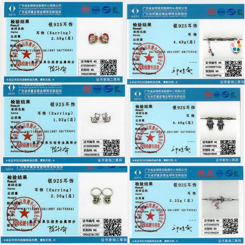 925 Silver Earrings Starry Pearl Devil Eye Simple Drop Stud Hoop Earrings for Women Girl Fashion Jewery Accessories