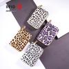 RFID Anti-theft Leopard Print Women's Accordion Card Holder with Zipper Coin Purse and Large Multi-card Capacity
