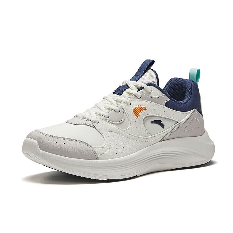 

New Anta Anti-Slip Wear-Resistant Low-Top Casual Running Shoes Men s White Gray Blue 912445512-5 42
