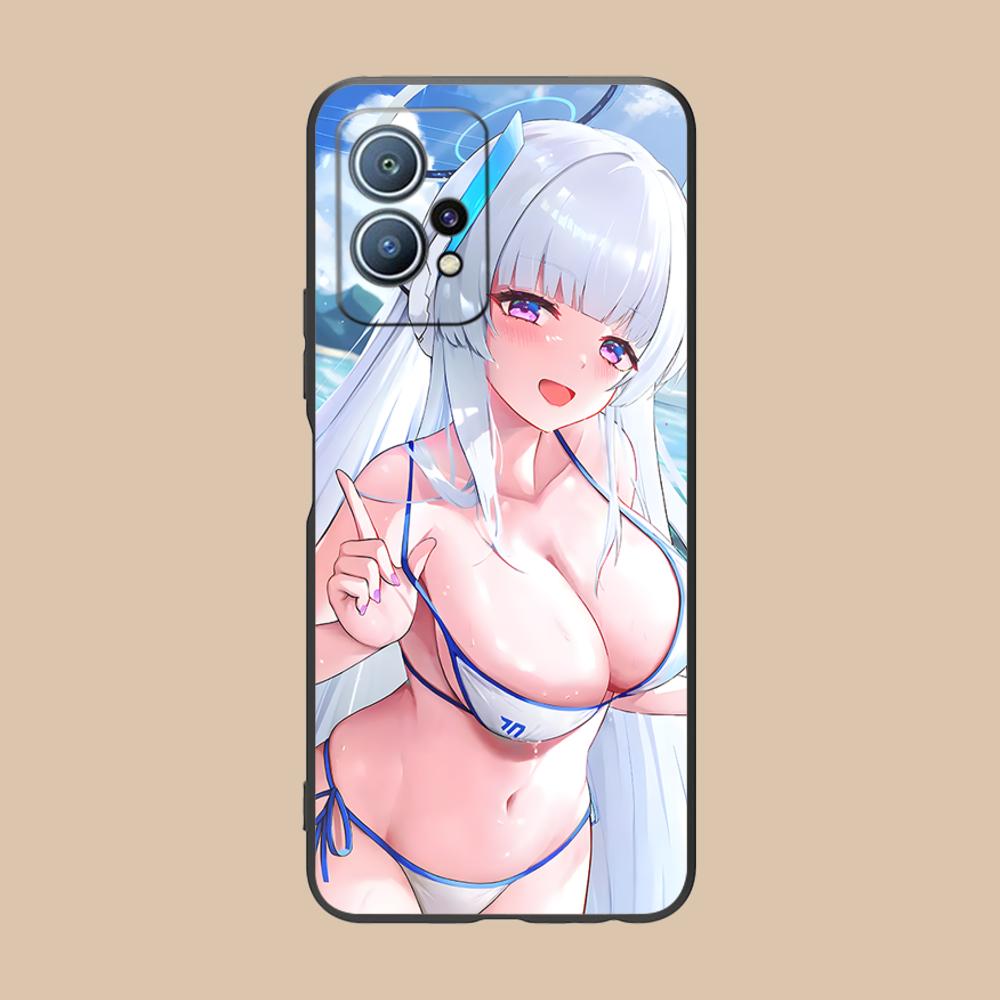 Blue Archive Ushio Noa Phone Case for Huawei P60 P50 P40 P30 P20 P10 P9 P8 Pro Lite Plus Colorful Printing Cover Luxury Cover