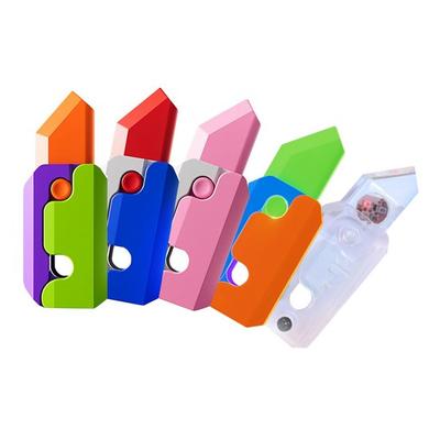 Solides 3D-Spielzeugmesser, 5 Arten von Spielzeugmessern, Karottenmesser, beliebte koreanische Puzzles