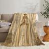 GUOYU Blanket Mary Throw Soft Flannel Throw Summer Blanket Lightweight Cozy Nap Blanket for Sofa Bed Travel