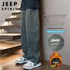 Pantalons Cargo Décontractés Coupe Droite Lâche pour Homme JEEP SPIRIT