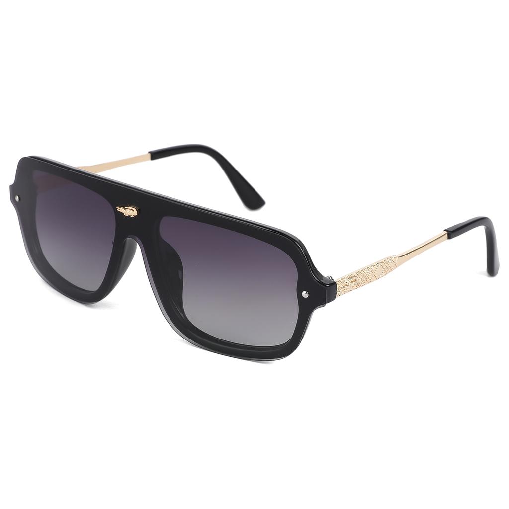 Polarization Men's Sunglasses Big Frame Sunglasses for Men Women Alloy Frame Stylish Glasses for Traveling Fishing Driving UV400 Protection