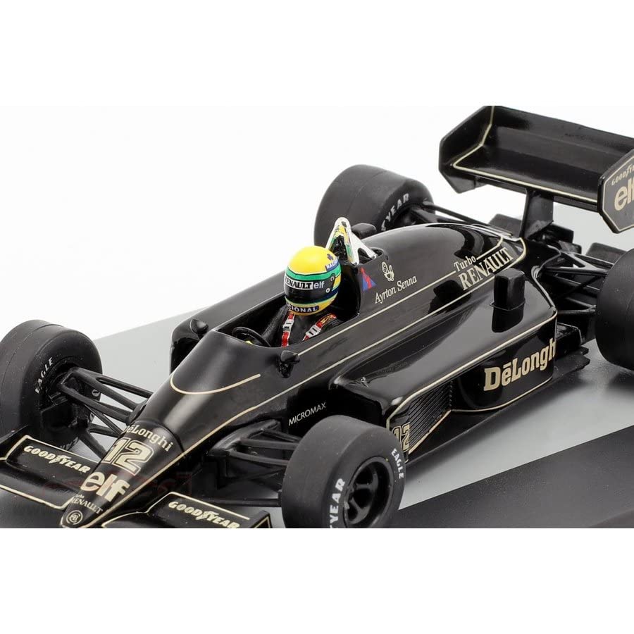 Scale F1 Diecast Model Car Brazilian Grand Prix 1986 Ayrton Senna Lotus Renault Ayrton Senna Team John Player Special 1/43 [Lotus 98T]