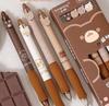 Neues 4-teiliges/Set kleiner Bär Radierbarer Stift Kawaii Gelstifte Koreanische Schreibwaren Niedliche Stifte Schulbedarf Büroaccessoires Stifteset