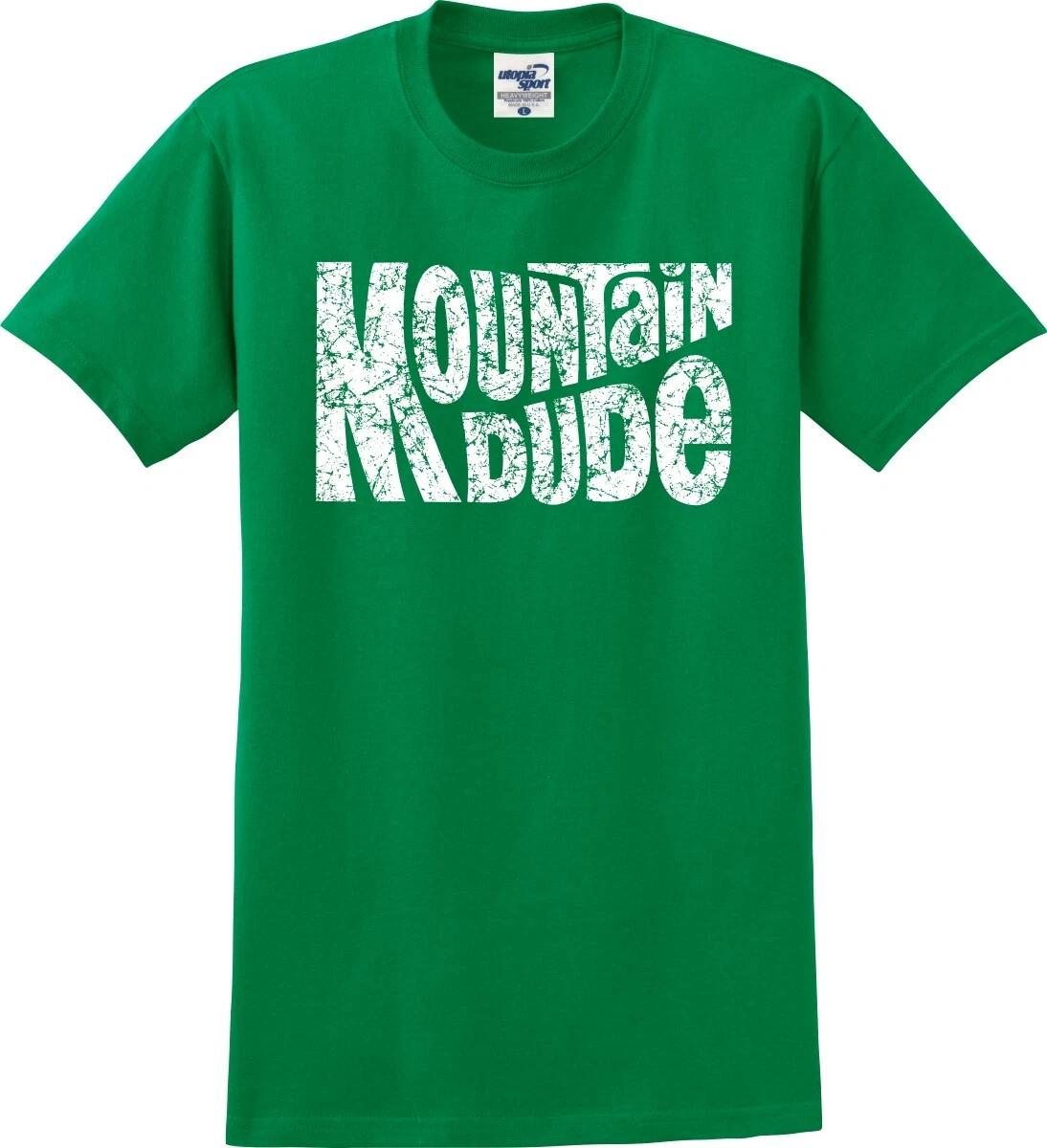 Mountain Dude Distressed Funny T shirt (S-5X) 2XL