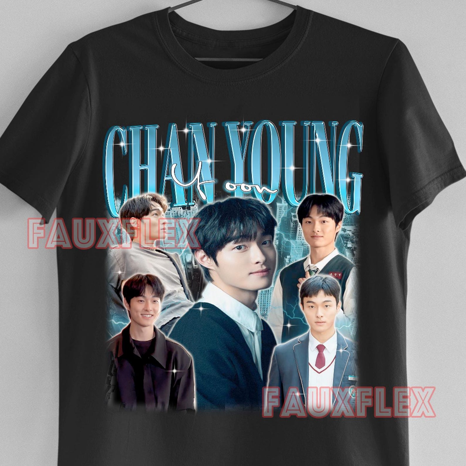 YOON CHAN YOUNG Shirt, Yoon Chan Young Retro T-Shirt, Yoon Chan Young Vintage 90s Tees, Yoon Chan Young Fan Merch, Yoon Chan Young Gift L