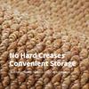 Durable Non-Slip Sisal-Style Kitchen Mat: Wear and Dirt-Resistant, Easy To Clean, Cuttable Doormat.