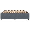 Bed Frame without Mattress Dark Grey 180 x 200 cm Velvet