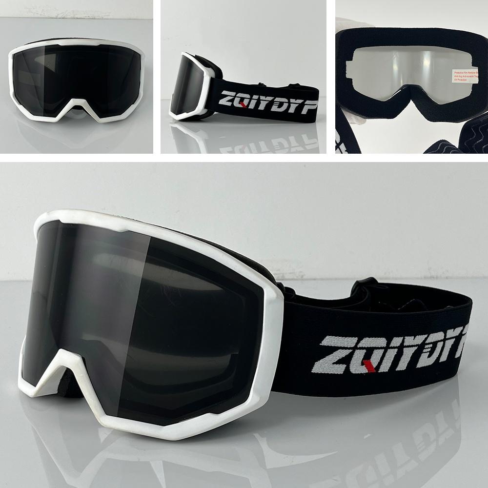 Ski Goggles Anti Fog UV Protection Snow Goggles OTG Design Over Helmet Compatible Skiing Snowboarding