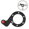 Universal 6 Hole Racing Steering Wheel Carbon Fiber External Horn Button Lightweight Design Enhancing Control