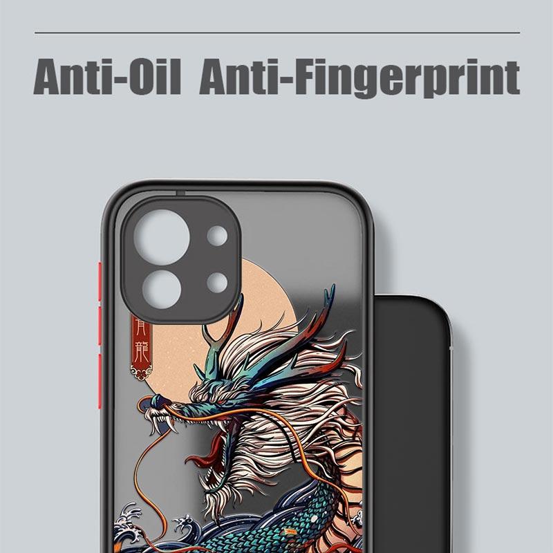 Cool Tiger Dragon Cloud Phone Case For Xiaomi Mi 11 Lite 5G NE 12 12T Pro 11T 9 10 Cover POCO X3 NFC F3 M3 M4 X4 Pro Matte Funda