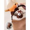 Panda Wrist Cute Clap Ring Plush Toy Raccoon Refrigerator Sticker Chain Key