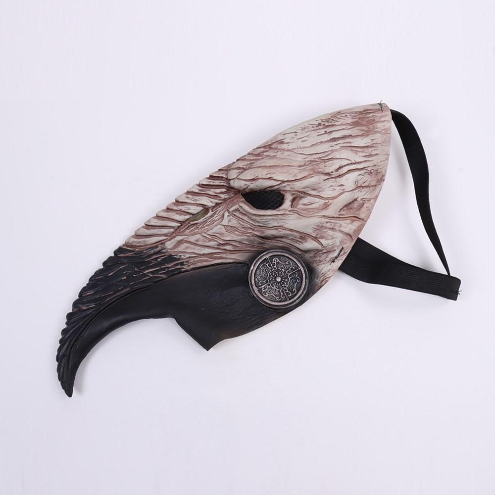 Maschera Steampunk Dottore della Peste Cosplay Becco Lungo a Becco d'Uccello Casco in Lattice Costumi di Carnevale Mascherata Halloween Oggetti di Scena