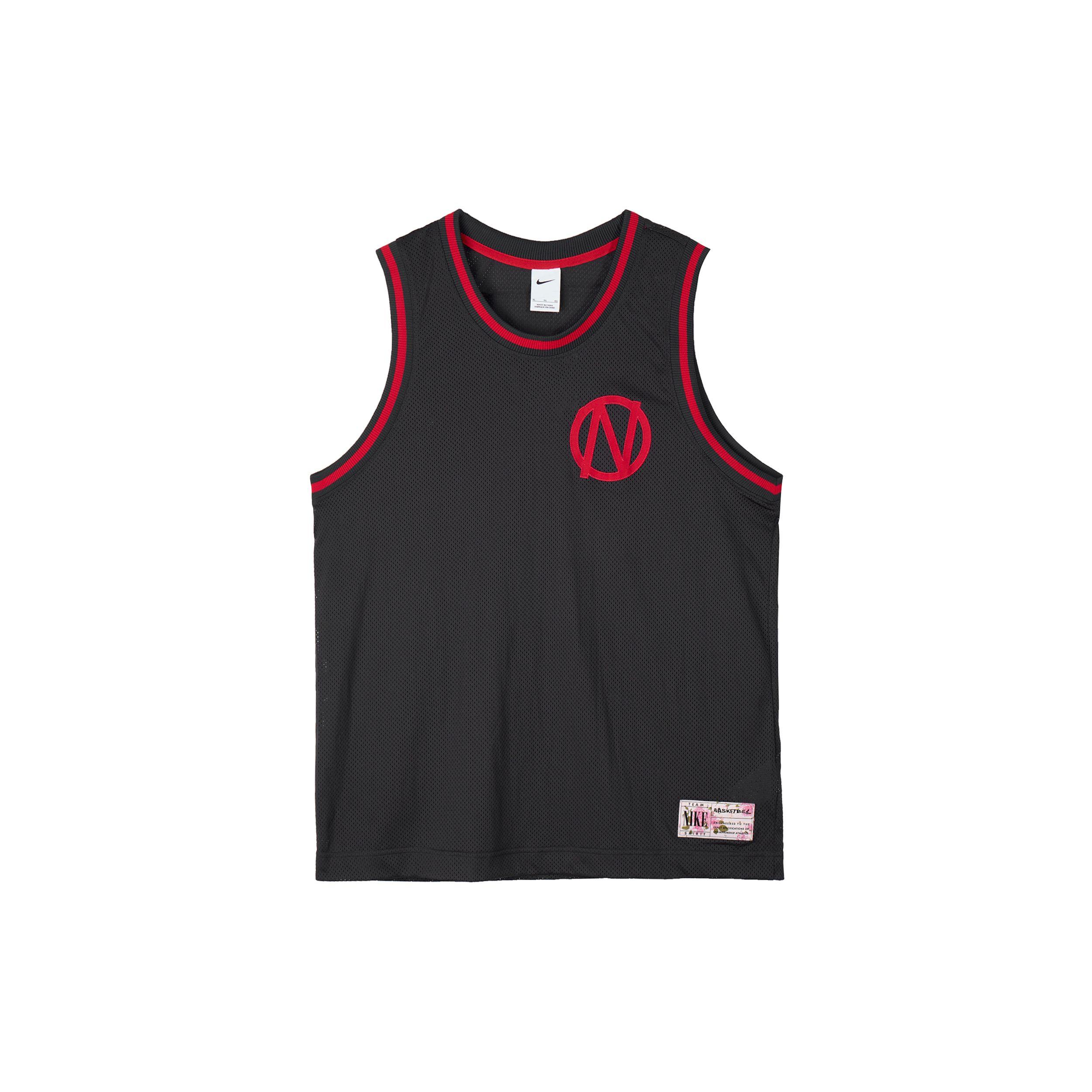 

Nike Баскетбольный жилет без рукавов с круглым вырезом, мужские топы, черный цвет DQ6171-045 XXL