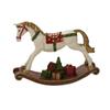 Christmas Decoration Gift Resin Rocking Horse Home Living Room Bookcase Room Decoration Ornaments Gift For Friends