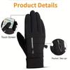 Storage Design Touch Screen Gloves Unisex Flip Gloves Warm Outdoor Sports Gloves  Riding