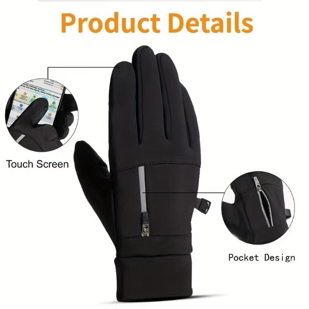 Storage Design Touch Screen Gloves Unisex Flip Gloves Warm Outdoor Sports Gloves Riding