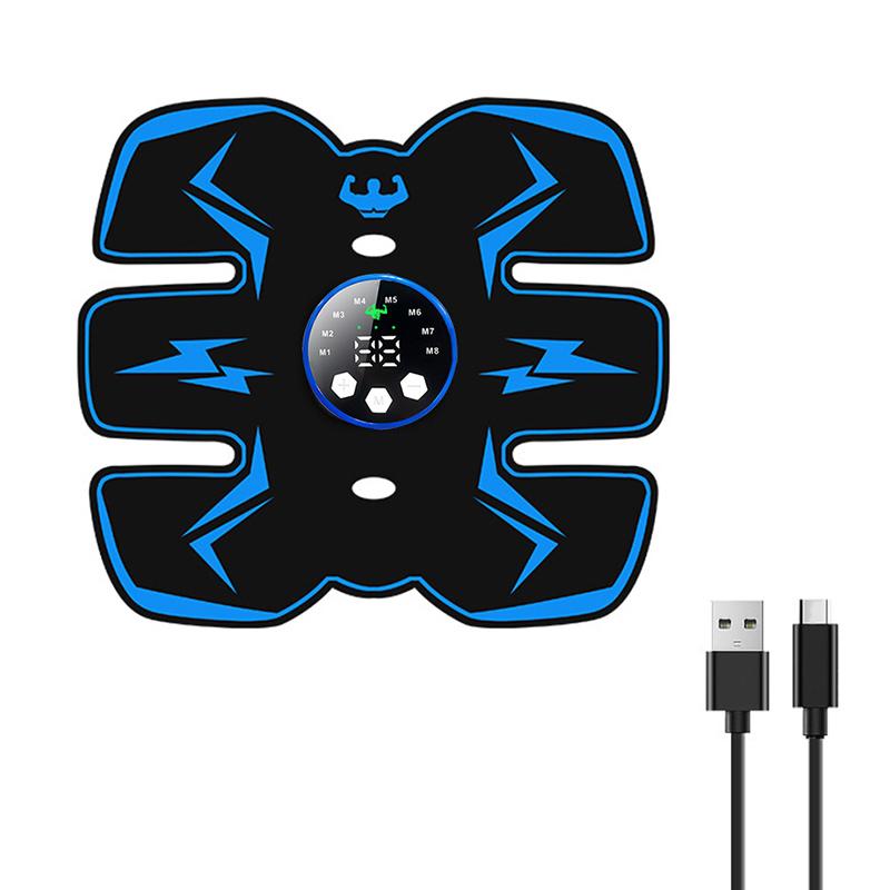 NEW USB Rechargable EMS Muscle Stimulator Electric Massage Therapy Pain Relief Meridian Full Body Massager Intelligent Fitness